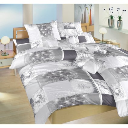 176117 povleceni flanel pampelisky 3d sede
