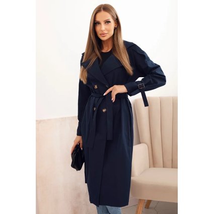 231387 damsky kabat v pase vazany s limcem anita velikost uni barva modra tmave