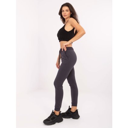 225140 damske teplaky b 006 93 basic feel good barva seda tmave velikost m