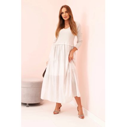 180923 24 saty art22595 s dlouhym rukavem velikost uni barva smetanova