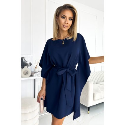 187043 sofia motyli saty se zavazovanim v pase tmave modra 287 24