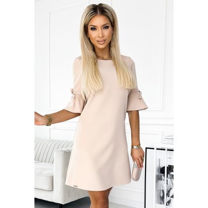 187220 neva trapezove saty s masli bezove 217 7