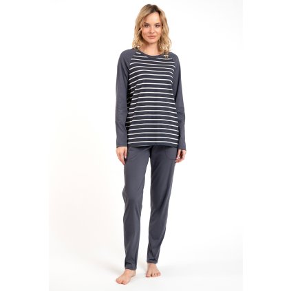 189062 damske pyzamo italian fashion oda dl r dl sp velikost m barva seda