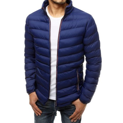 190049 5 panska bunda prechodna prosivana tmave modra dstreet tx3487 velikost m barva modra