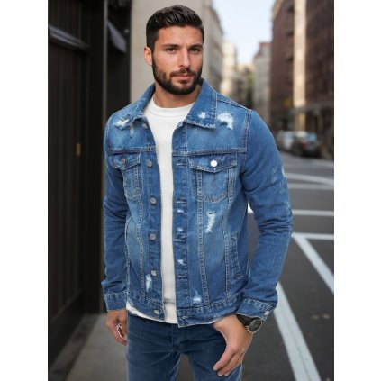 190130 4 panska bunda dzinova modra dstreet tx3633 velikost m barva modra svetle