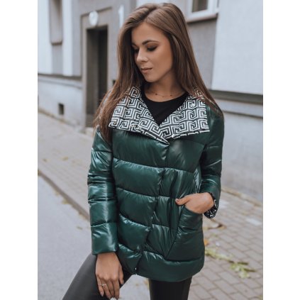 190571 18 damska bunda delsy zelena dstreet ty2348 velikost s barva zelena