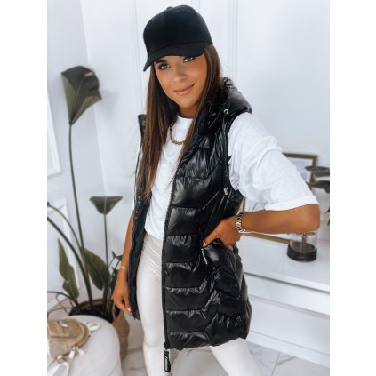 195893 4 damska prosivana vesta kendra cerna dstreet ty2775 velikost s barva cerna