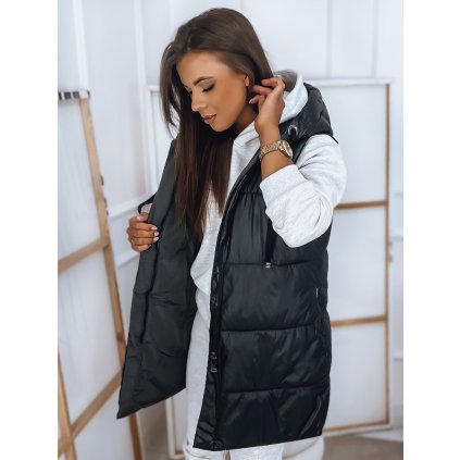 195932 18 cerna damska dlouha prosivana vesta s kapuci dstreet ty2840 velikost s barva cerna