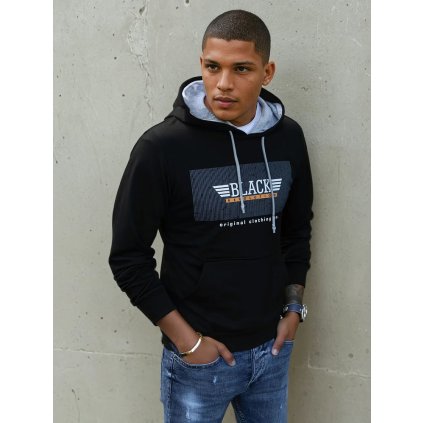 191432 3 panska mikina s potiskem cerna dstreet bx5383 velikost m barva cerna