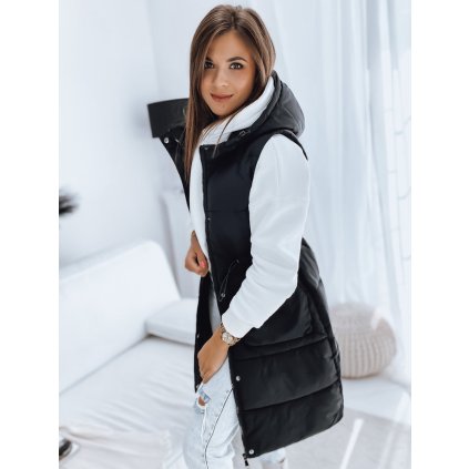 191492 10 damska prosivana vesta ladisa cerna dstreet ty3288 velikost s barva cerna