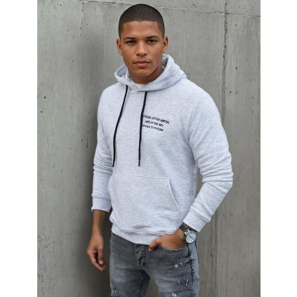 191633 panska mikina s kapuci barva ecru dstreet bx5461 velikost m barva bila