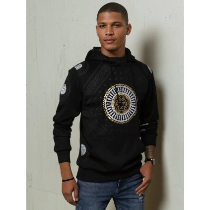 192095 panska mikina s kapuci barva cerna dstreet bx5569 velikost m barva cerna