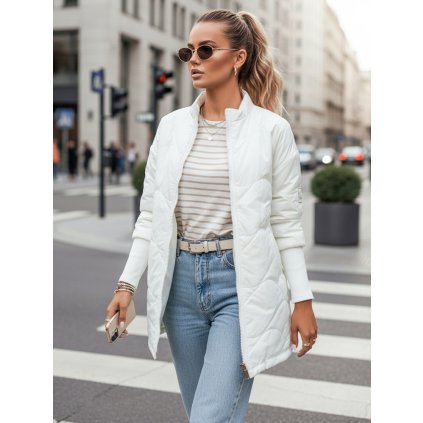 192386 damska bunda arana ecru dstreet ty3616 velikost s barva bila