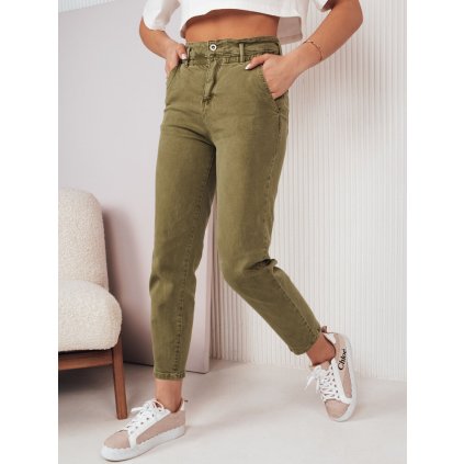 192560 damske dziny mom fit finn barva zelena dstreet uy1594 velikost s barva zelena
