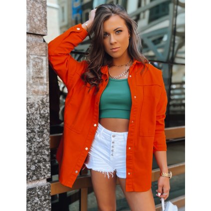 192815 1 damska kosile bunda californication barva oranzova dstreet ty3523z velikost s barva oranzova