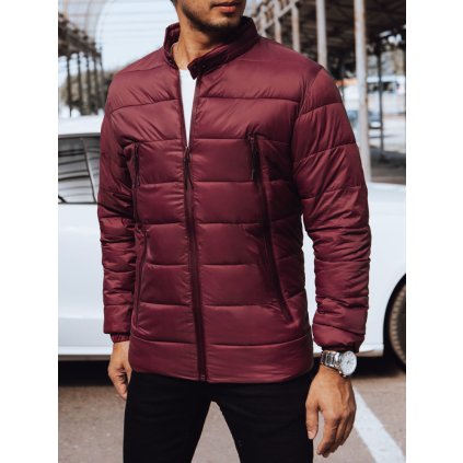 192842 panska prosivane bunda barva bordova dstreet tx4443 velikost m barva bordo