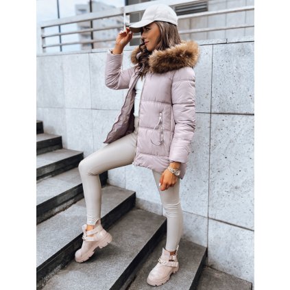 196574 damska zimni bunda amber dawn barva bezova dstreet ty3809 velikost m barva bezova