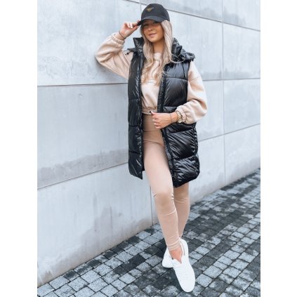 193211 damska prosivana vesta gant barva cerna dstreet ty3839 velikost s barva cerna