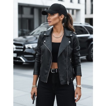 193403 4 damska kozenova bunda mode mosaic dstreet ty3893 velikost s barva cerna