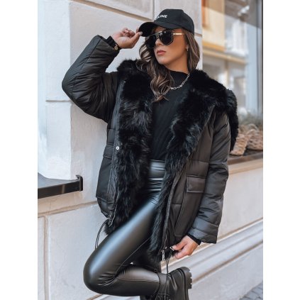 196673 damska zimni bunda brilliance barva cerna dstreet ty3908 velikost s barva cerna