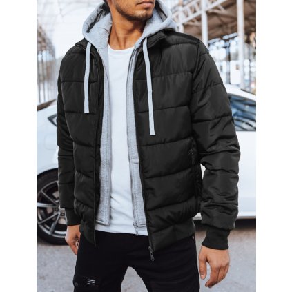 196688 panska prosivane bunda barva cerna dstreet tx4546 velikost m barva cerna