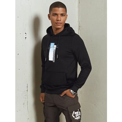 195038 panska mikina s kapuci barva cerna dstreet bx5725 velikost s barva cerna