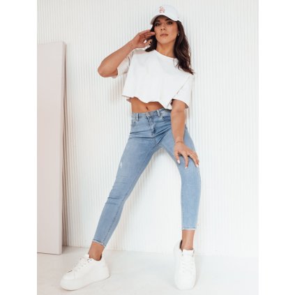 196955 damske dziny trubky grisel barva modra dstreet uy1979 velikost s barva modra svetle