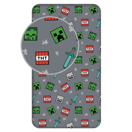 197624 prosteradlo minecraft we got this varianta prosteradlo minecraft we got this 90x200x25 cm