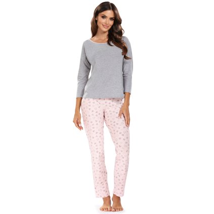 198212 6 damske dlouhe pyzamo vivisence 2050 velikost l barva ruzova