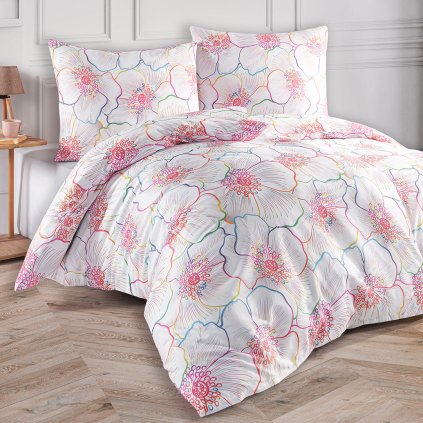 199355 satenove povleceni bloom varianta velikost 140x200 70x90 cm