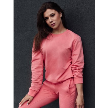 199574 damska mikina glamflair dstreet by1313 velikost s barva cervena