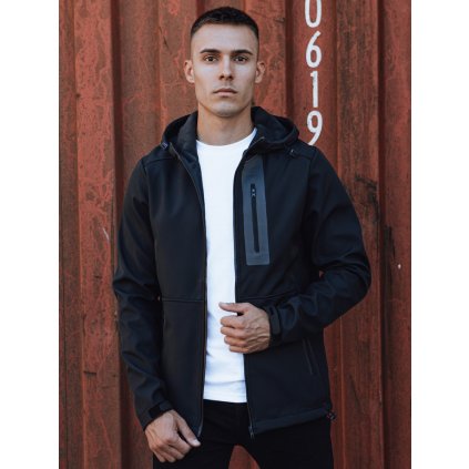 199898 panska bunda softshell s kapuci dstreet tx4813 velikost m barva modra