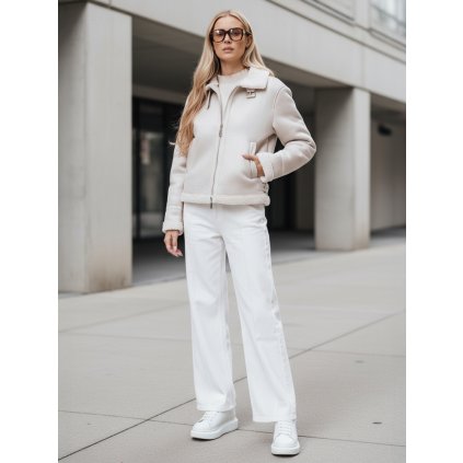 200096 10 damska bunda s koziskem kasamira dstreet ty4739 velikost s barva bila