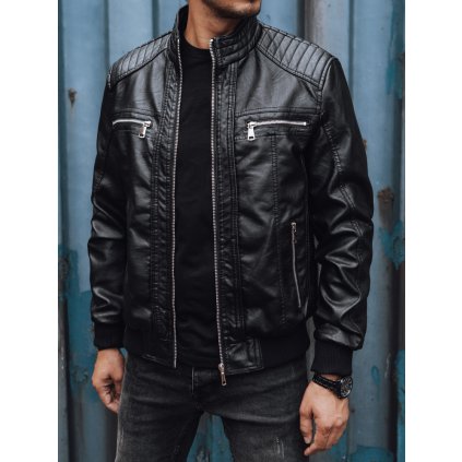 201098 panska kozena bunda cerna dstreet tx4739 velikost m barva cerna