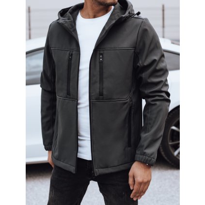 201140 panska bunda s kapuci dstreet tx4817 velikost m barva seda tmave