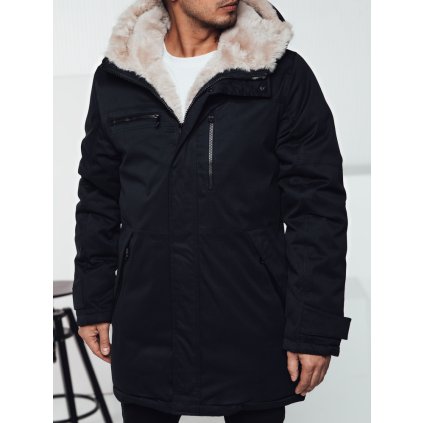 201248 panska zimni bunda s kapuci dstreet tx4967 velikost m 48 barva modra