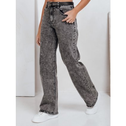 201677 damske dziny s sirokymi nohavicemi dstreet uy2747 velikost xs 34 barva cerna