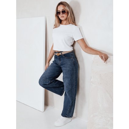 201683 damske siroke dziny dstreet uy2749 velikost 34 barva modra svetle