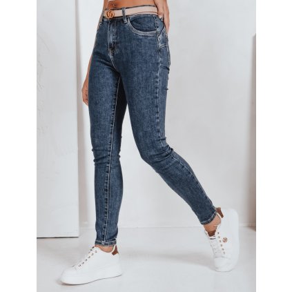 201755 damske dziny push up dstreet uy2783 velikost 36 barva modra svetle