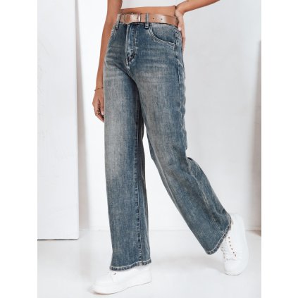 201764 damske dziny dstreet uy2788 s sirokymi nohavicemi velikost s barva modra svetle