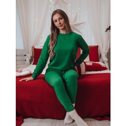 202433 damska souprava milian dstreet ay1116 velikost s barva zelena