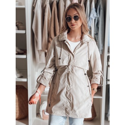 203822 damska prechodna bunda stylina dstreet ty4787 velikost s barva bezova