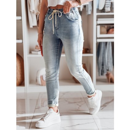 203858 damski dziny slim fit semifit dstreet uy2352 velikost s barva modra svetle