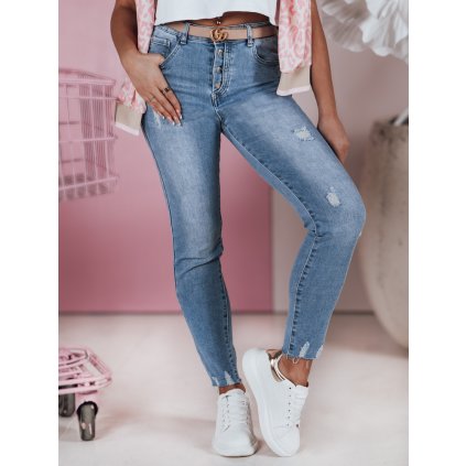 203924 damske dziny skinny trendiva dstreet uy2384 velikost s barva modra svetle