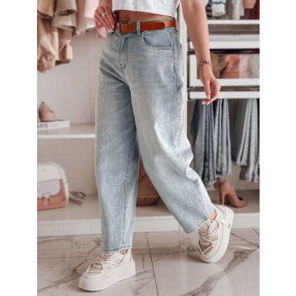 204062 damske dziny s paskem newflover dstreet uy2435 velikost s barva modra svetle