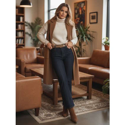 204323 4 damske dziny straight leg classifit dstreet uy2665 velikost xs 34 barva modra svetle