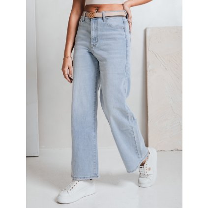 204377 damske dziny wide leg flowless dstreet uy2682 velikost s barva modra svetle