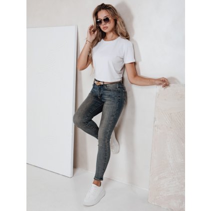 204515 damske modre uzke dziny s vysokym pasem dstreet uy2792 velikost s barva modra svetle