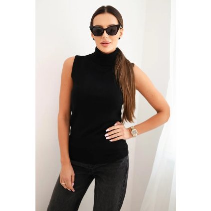 215111 damska viskozova halenka zs8182 bez rukavu velikost uni barva cerna