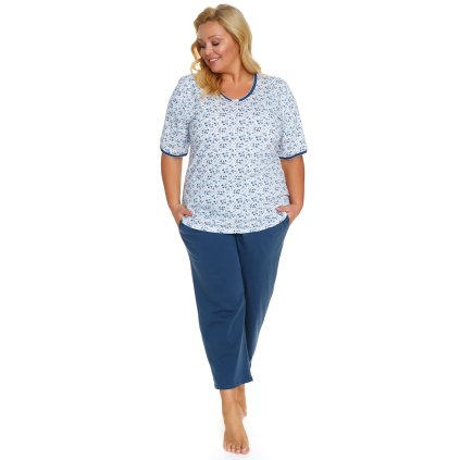 223733 damske pyzamo doctor nap pb 5290 velikost l barva modra svetle